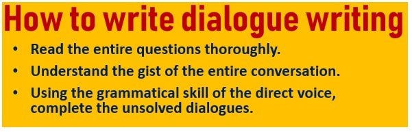 How to write dialogue writing