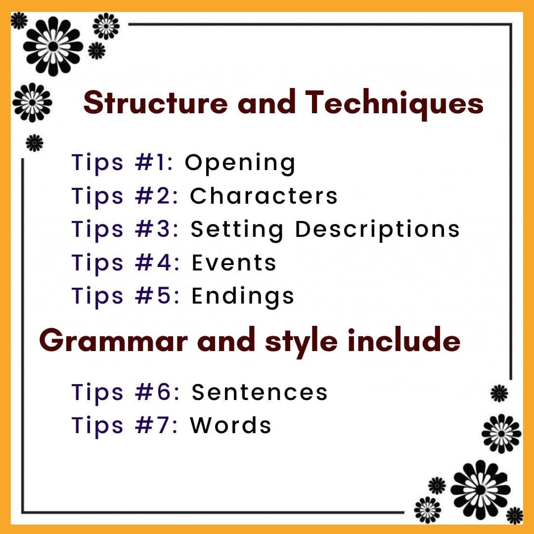 Short Story Writing Tips Structure Techniques Style PERFORMDIGI