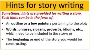 hints for story writing examples worksheet topics performdigi