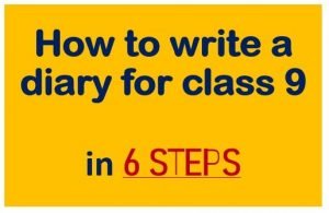how to write a diary in 6 steps