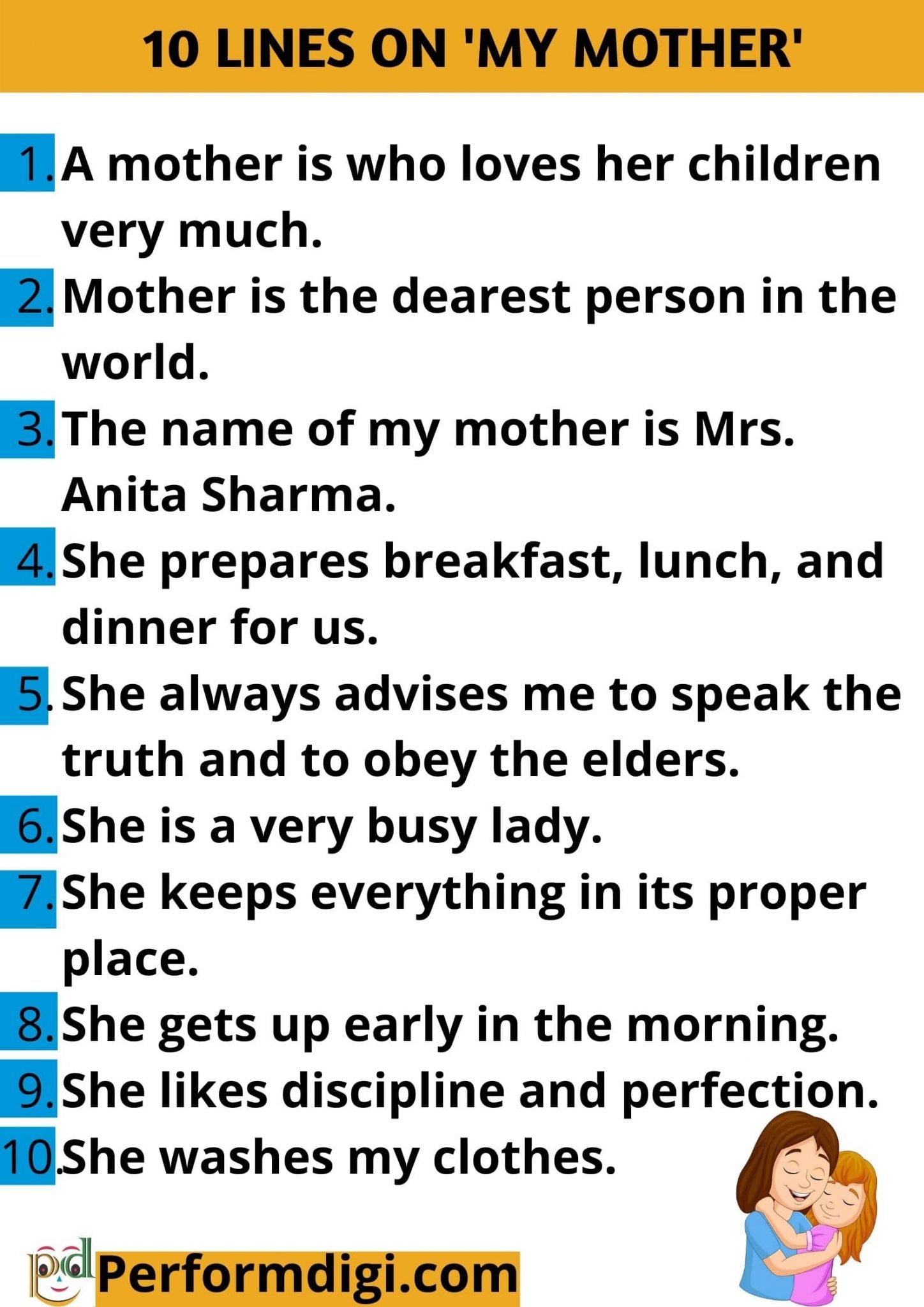 Short descriptive essay about my mother in 200-250 words – MOTHER