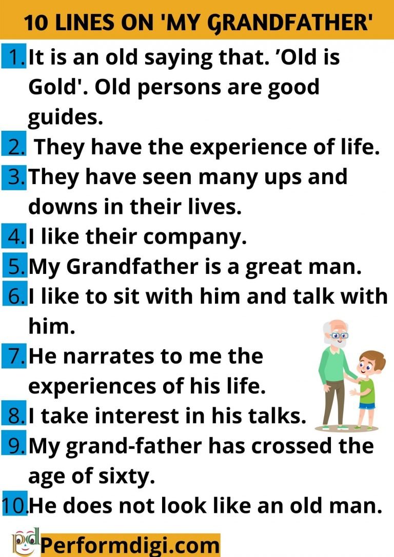 a descriptive writing on grandfather