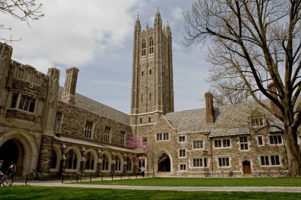 Princeton University to learn English