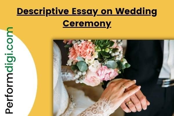 descriptive essay on a wedding