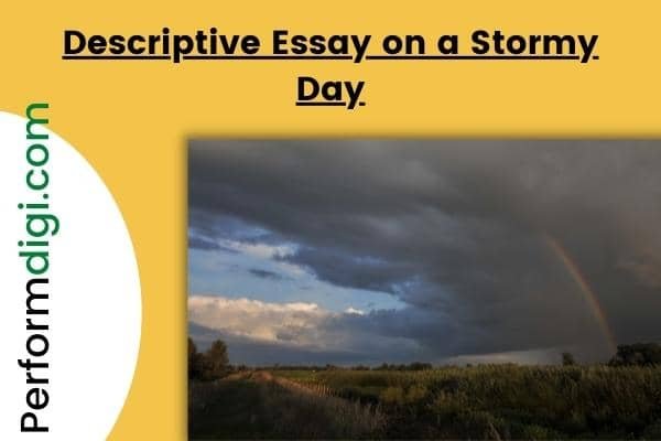 a stormy day essay for class 3