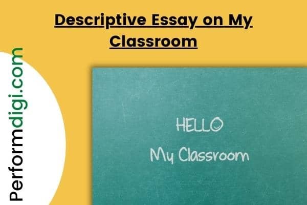 descriptive essay about a classroom