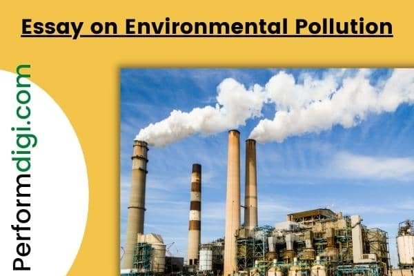 essay on environmental pollution for class 6