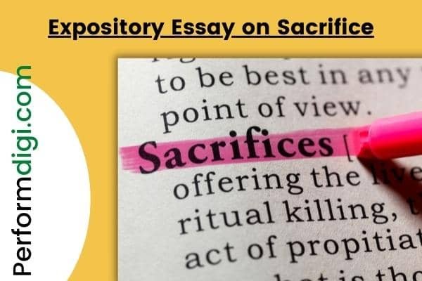 essay on sacrifice in 400 words