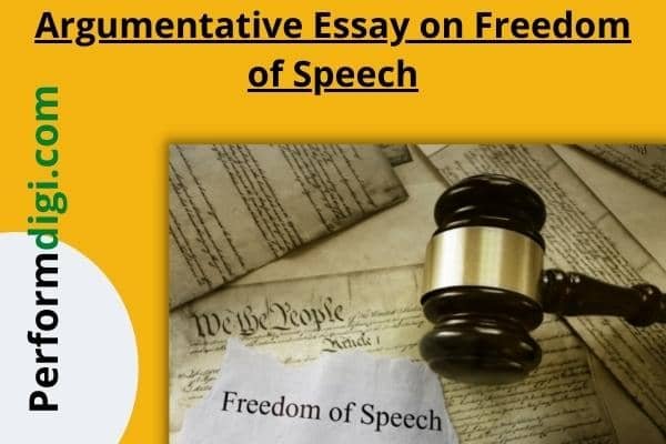 argumentative essay on the freedom of speech