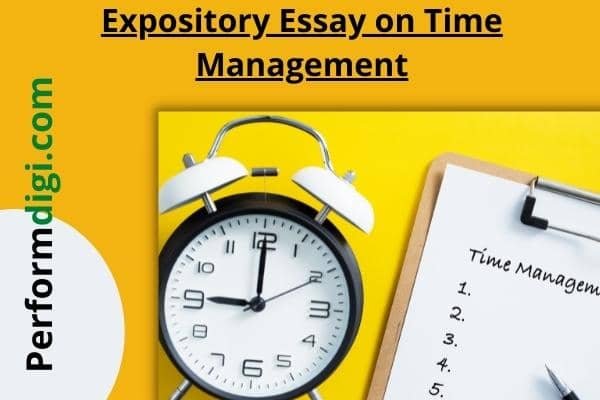 write an expository essay on time management