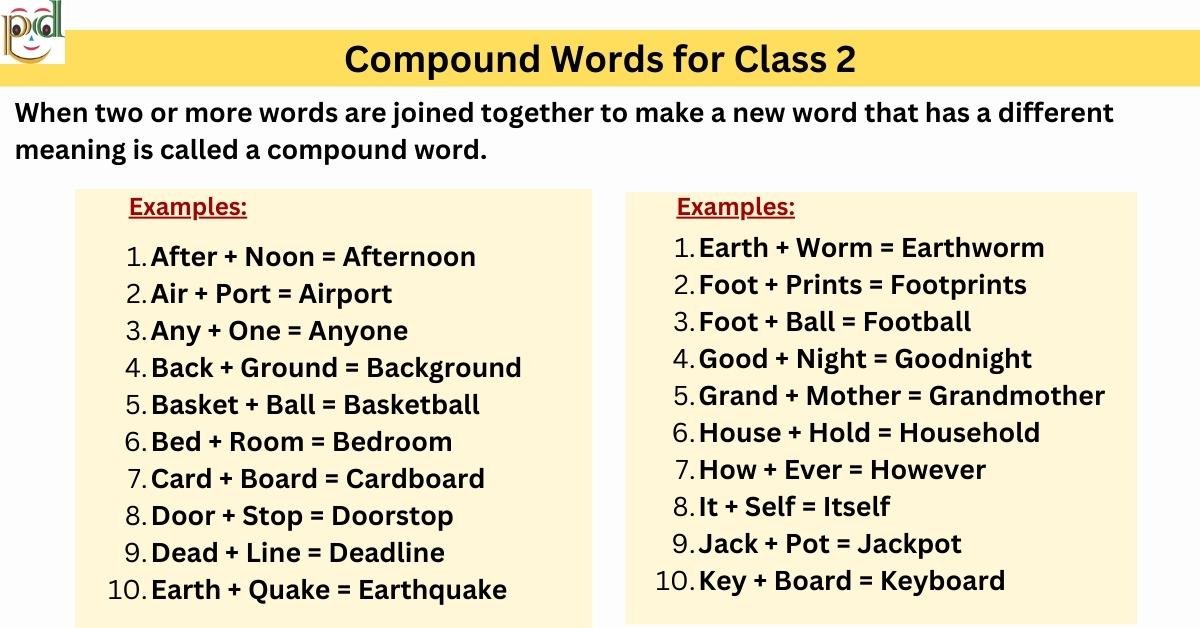 compound-words-for-class-2-examples-worksheet-pdf