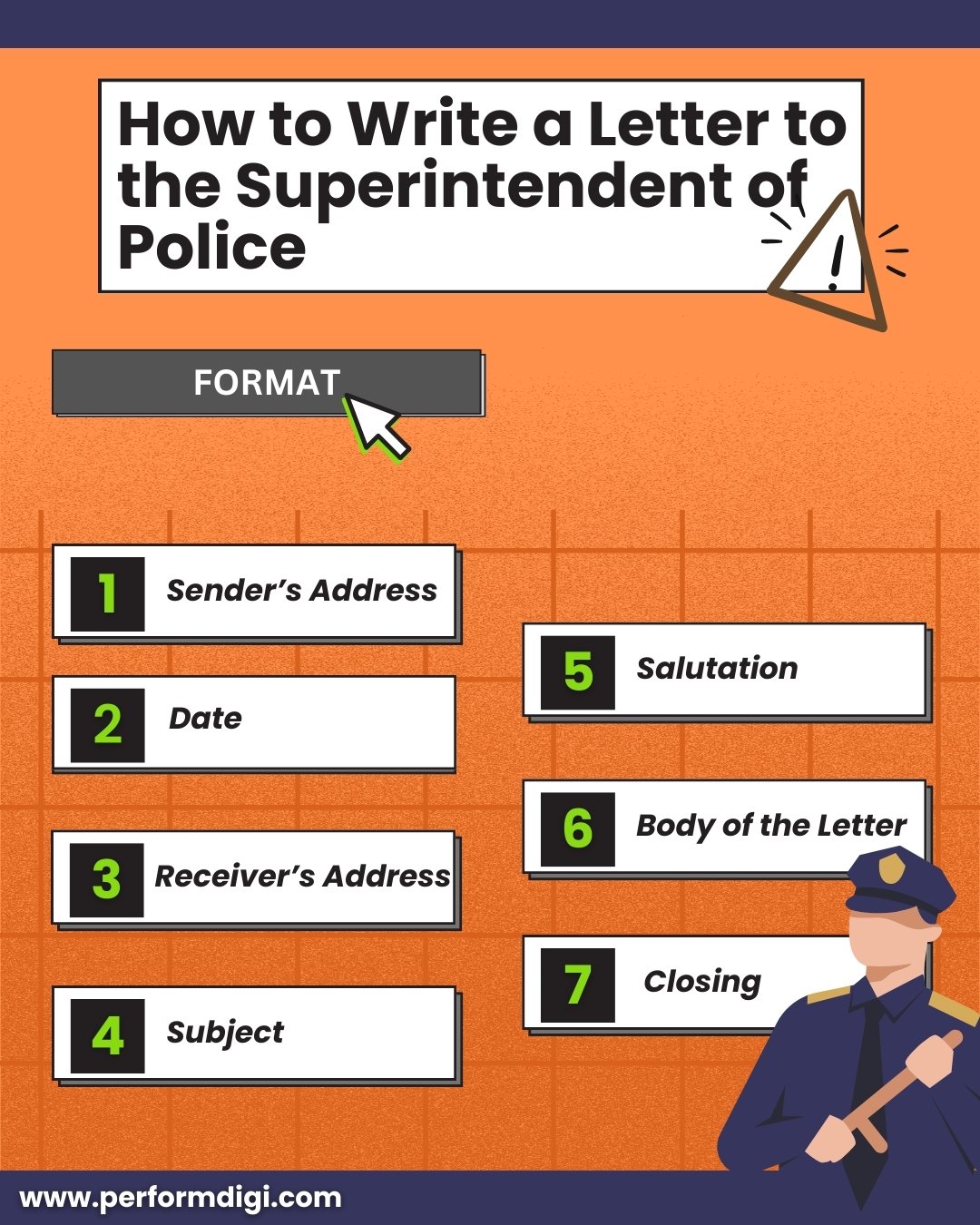 How to Write a Letter to the Superintendent of Police