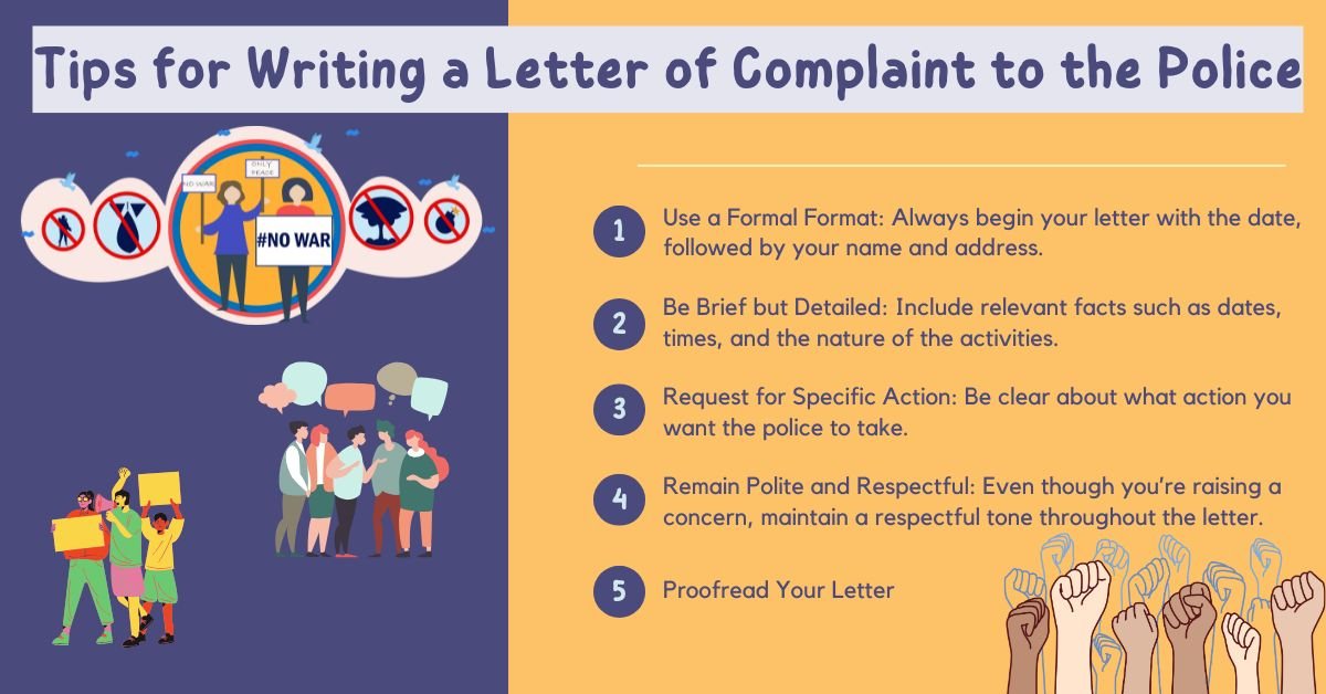 Tips for Writing a Letter of Complaint to the Police