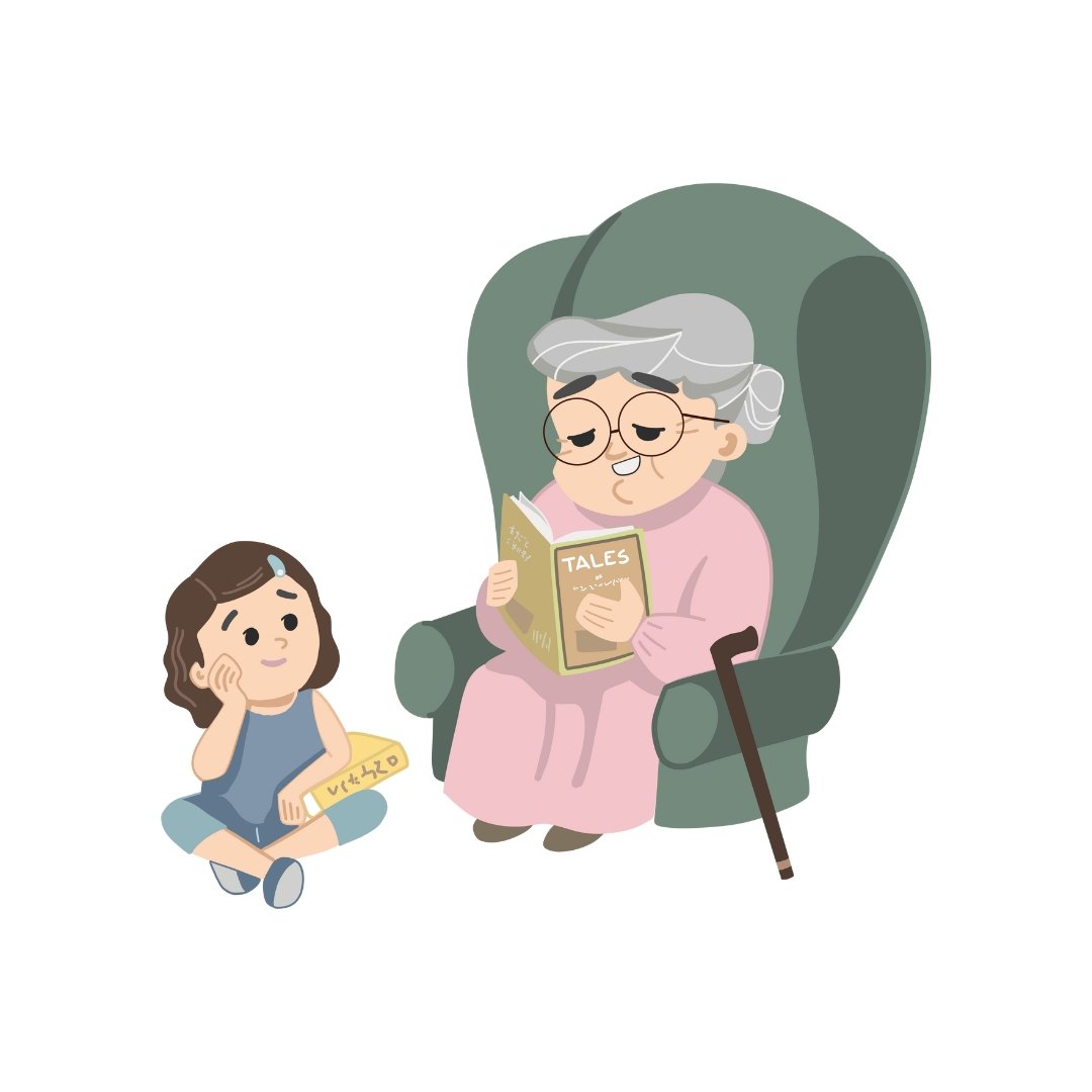 Dialogue Writing Between Grandmother and Granddaughter